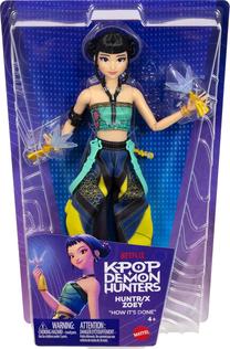 Lėlė Mattel KPop Demon Hunters Huntr/X Zoey JRN37, 29 cm, įvairių spalvų