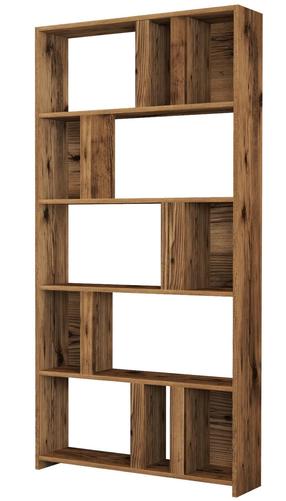 Pastatoma lentyna Kalune Design Lima 845HCT3643, riešuto sp., 180 cm x 90 cm x 20 cm
