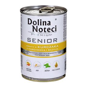 Влажный корм для собак Dolina Noteci Premium Senior w/ Chicken, курица/морковь, 0.4 кг