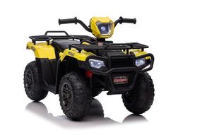 Bērnu elektriskais kvadracikls Lean Toys Quad JC915, dzeltena krās.