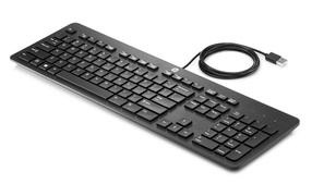 Vadu datora tastatūra HP Business Slim Business Slim, EN, melna krās.