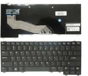 Nešiojamų kompiuterių klaviatūra Dell, juoda, belaidė