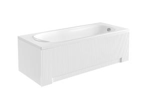 Vonia, laisvai pastatoma Besco Bona, 140 cm x 70 cm x 53.5 cm, stačiakampis, balta sp.