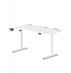 Компьютерный стол регулируемая высота Diablo Chairs X-Forge 1400, 140 см x 70 см, 73 - 122 см, белый цв.