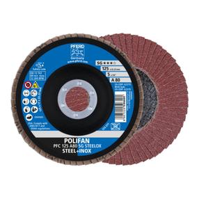 Lapiņu slīpēšanas disks Pferd PFC125, 125 mm x 22.23 mm