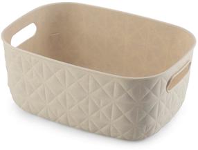Groziņš, paredzēts uzglabāšanai Curver Softex, 4 l, gaiši brūna - ecru, 26.4 x 19.4 x 11.1 cm