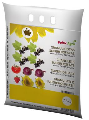 Удобрения для садовых растений Baltic Agro Superphosphate, гранулированные, 7.5 кг