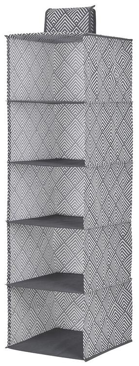 Organizatorius, daiktų saugojimo Kuchinox Jamajka, balta sp./grafito sp., 28 x 28 x 95 cm
