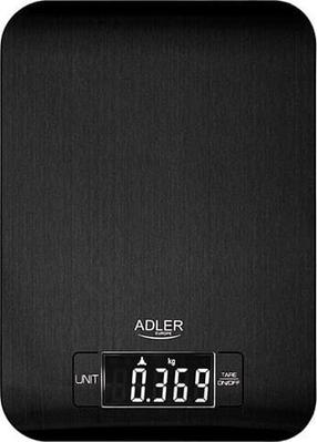 Elektrooniline köögikaal Adler, must v.
