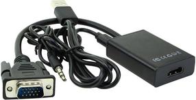 Adapteris MicroConnect VGA - HDM wirh USB Power and Audio MONGGHDMI VGA/3.5mm/USB male, HDMI female, juoda sp.