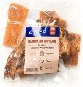 Gardums suņiem Petmex Beef Tendon, liellopa gaļa, 0.5 kg