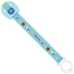 Застежка для сосок и грызунка Kidsme Aquamarine, синий цв.