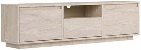TV skapītis Nordure Sentinel, travertine krās., 29.5 cm x 160 cm x 42 cm