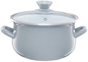Katls Emalia Olkusz Pyza, Ø18 cm, 2.9 l, pelēka krās.