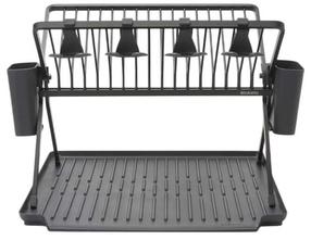 Сушилка для посуды Brabantia SinkSide, 42 см x 51 см x 33 см, алюминий, серый цв.