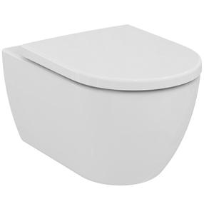 Tualete, pakarināms Ideal Standard Ellisse, ar vāku, 365 mm x 545 mm