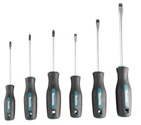 Набор отверток Makita E-13518, перекрестный/плоский, 6 шт.