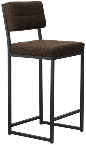 Baro kėdė Kalune Design Retro 225ALN1118, matinė, ruda sp., 40 cm x 40 cm x 98 cm