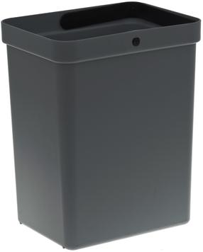 Atkritumu tvertne Nord Clean 295012, pelēka krās., 10 l, 29 cm x 18 cm
