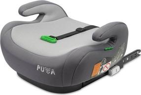 Autokėdutė-paaukštinimas Caretero Puma I-Size, pilka sp., 125 - 150 cm