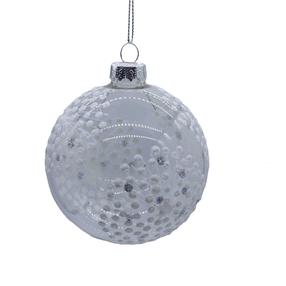 Eglutės žaisliukas Christmas Touch EBW340081, skaidri sp., 8 cm, stiklas