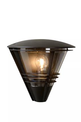 Āra sienas lampa Lucide Livia 11812/01/30, 60W, E27, IP44, melna krās., 17.5 cm x 25 cm
