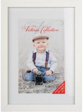 Foto rāmis Victoria Collection Cubo, 29.7 cm x 21 cm, balta krās.