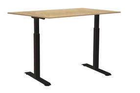Kompiuterio stalas reguliuojamo aukščio Sun-Flex EasyDesk Adapt III, 140 cm x 80 cm, 70 - 120 cm, beržo sp./juoda sp.