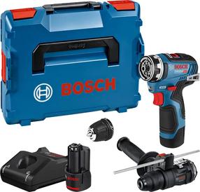 Akumuliatorinis suktuvas-gręžtuvas su akumuliatoriumi Bosch GSR 12V-35, 12 V, 3 Ah