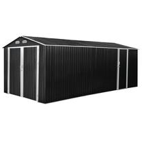 Sodo sandėliukas 4IQ, 602 cm x 300 cm x 232 cm, juoda sp.