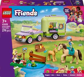 Конструктор LEGO® Friends Прицеп для перевозки лошади и жеребенка 42695, 279 шт.
