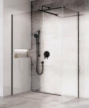 Душевая кабина Ravak Walk-In GW9W7030SZ1, прямоугольная, без поддона, 100 см x 90 см x 200 см, прозрачный цв./черный цв./закаленный