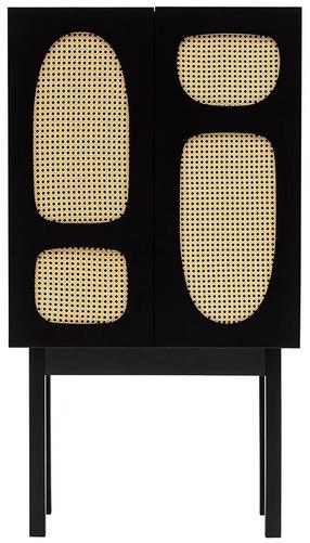 Kumode Kalune Design Simona 135, krēmkrāsa, 135 cm x 40 cm x 75 cm