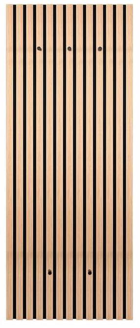 Sieninė drabužių kabykla Grace 2270398, 125 cm, artisan oak sp.