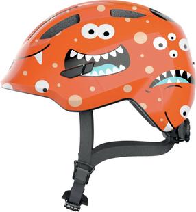 Dviratininkų šalmas vaikams Abus Smiley 3.0, oranžinė sp./pilka sp., S
