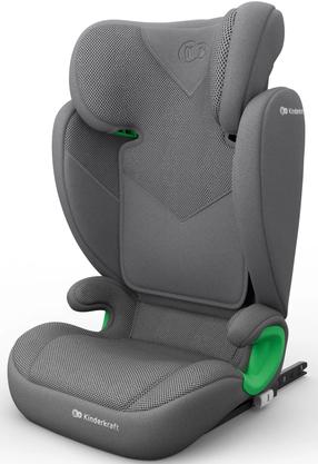 Automobilinė kėdutė KinderKraft Junior Fix 2 Plus, pilka sp., 100 - 150 cm