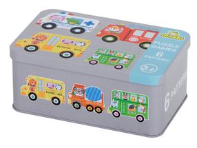 Edukacinė dėlionė Puzzle Vehicles, įvairių spalvų, 30 vnt.