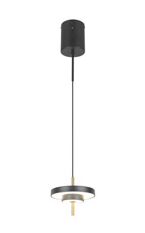 Šviestuvas kabinamas Trio, LED, 2300 - 4000 °K, 1 x 10 W, aukso sp./juoda sp. / juoda sp.