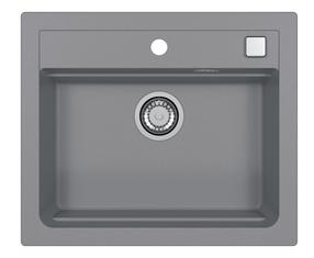 Кухонная мойка Alveus Atrox 30, гранит, 50 см x 59 см x 19.5 см, серый цв.