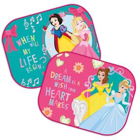 Apsauga nuo saulės Disney Princess, 35 cm x 44 cm, įvairių spalvų, 2 vnt.