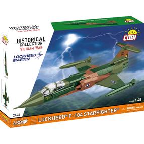 Konstruktorius Cobi Historical Collection Lockheed F-104 Starfighter 2426, 438 vnt., žalia sp.