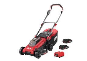 Аккумуляторная газонокосилка Skil GM1E0130BA, 34 см