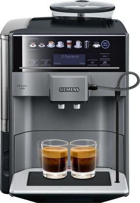 Automātiskais kafijas automāts Siemens EQ.6 Plus s100 TE651209RW, melna krās./pelēka krās.