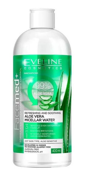Мицеллярная вода Eveline Facemed+, 400 мл