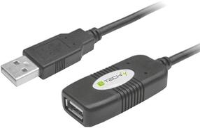Laidas Techly USB M / USB F 023646 USB 2.0 A male, USB 2.0 A female, 10 m