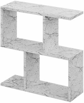 Staliukas Kalune Design Homemania, carrara marble sp., 20 cm x 60 cm x 60 cm