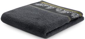 Vonios rankšluostis AmeliaHome Pavos, pilkas, 140 cm x 70 cm