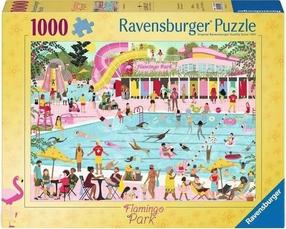 Pusle Ravensburger Flamingo Park, 50 cm x 70 cm, 1000 tk, mitmevärviline