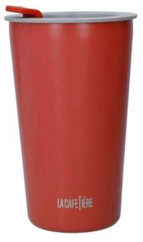 Termopuodelis La Cafetiere Pavia, 0.400 l, raudona sp.