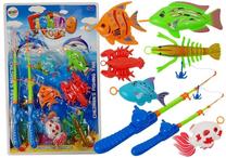 Vonios žaislų komplektas Lean Toys Fishing Toys LT7049, įvairių spalvų